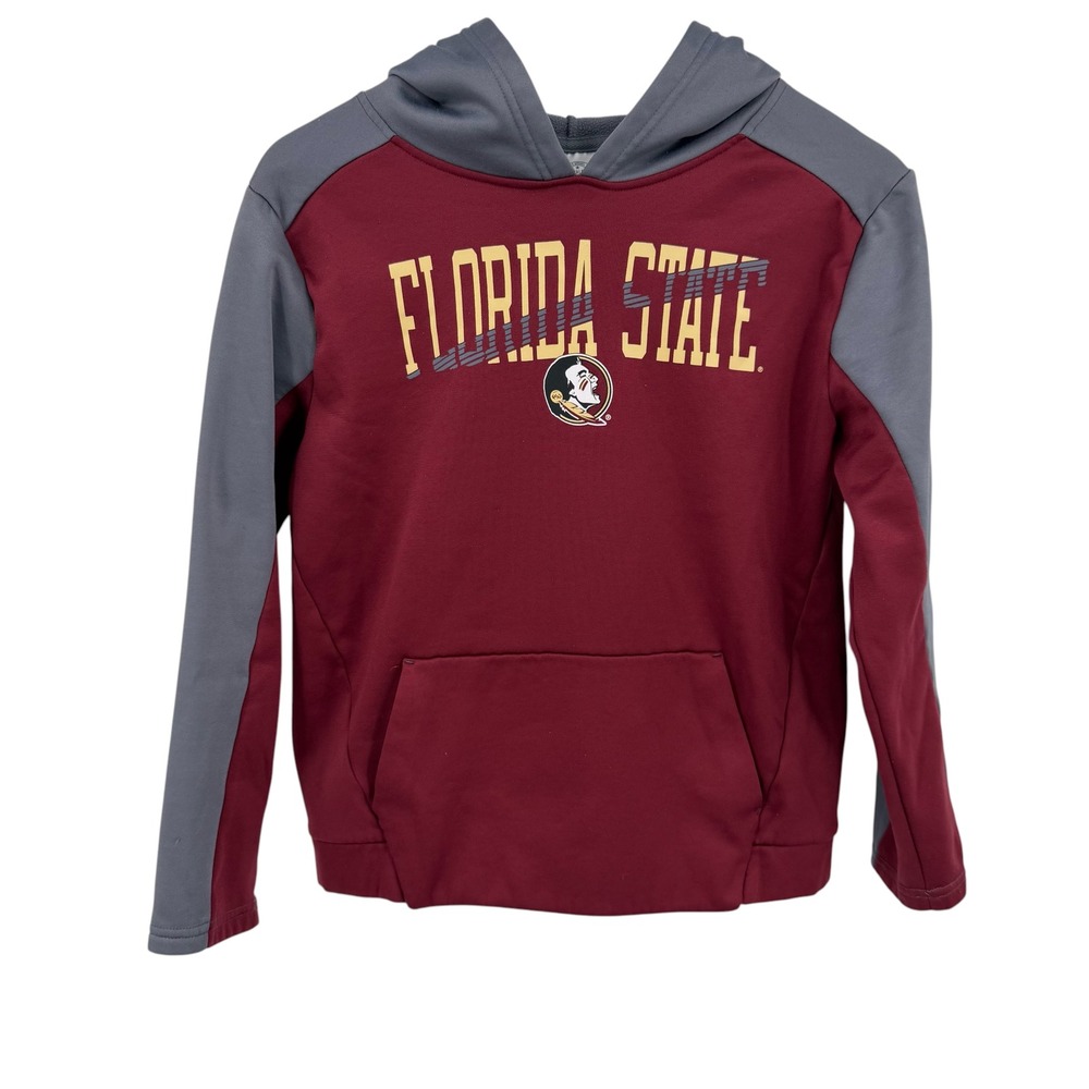 Rivalry Threads FSU Hoodie Kids L 12/14 Garnet Grey Florida State Seminoles NCAA